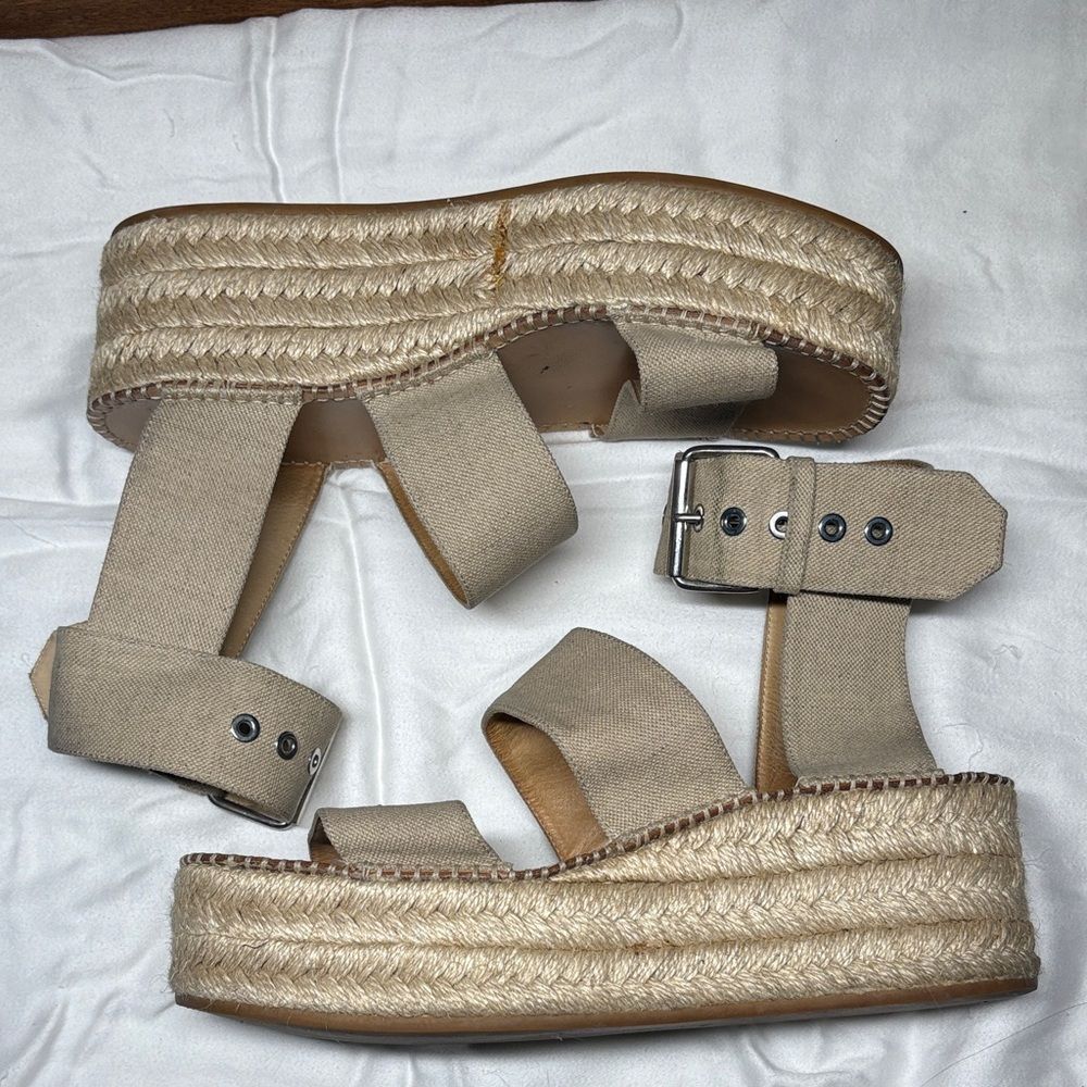 Rag & Bone Tara Canvas Platform Espadrilles - image 1